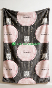 Chanel Throw Blankets